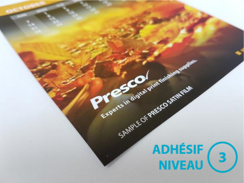 Film de pelliculage Aspect Satin - Présentation des films Presco